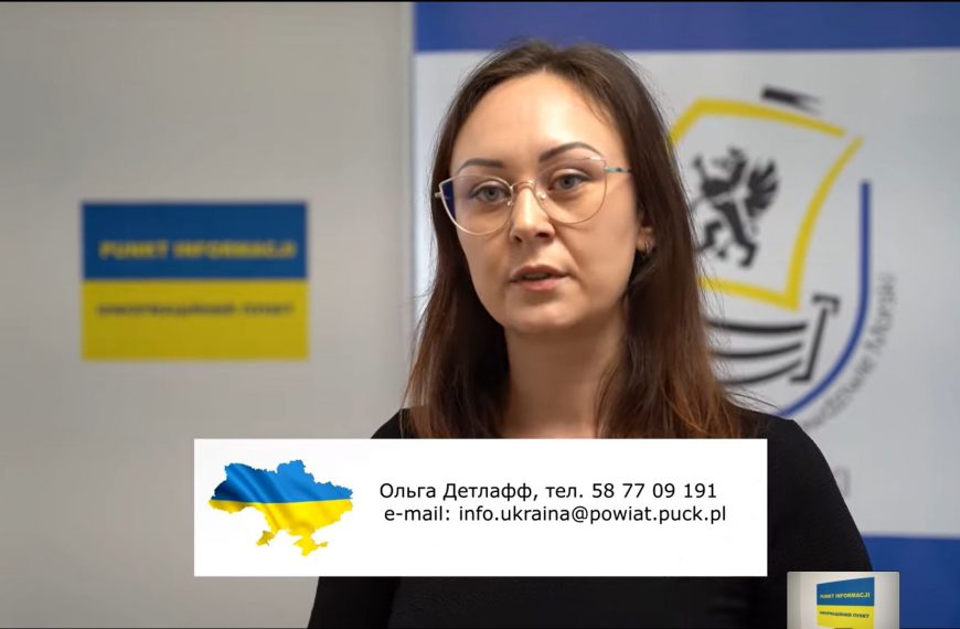 Puck. Punkt Informacji dla Ukraińców przy starostwie już działa | ZDJĘCIA