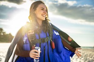 Maja Kuczyńska wingsuit jastarnia półwysep 2022