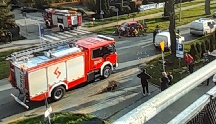 Puck. Wypadek na ul. Wejherowskiej. Stłuczka dwóch osobówek wyglądała groźnie | FOTO