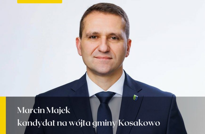 5 pytań do kandydata na wójta gminy Kosakowo Marcina Majka…